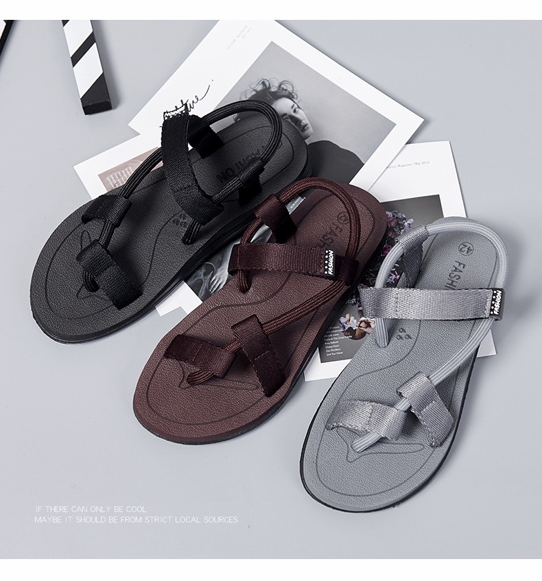 Hình ảnh Dép Sandal Nam, Nữ Dép Quai Hâu Quai Tròn Mảnh Mã DP35