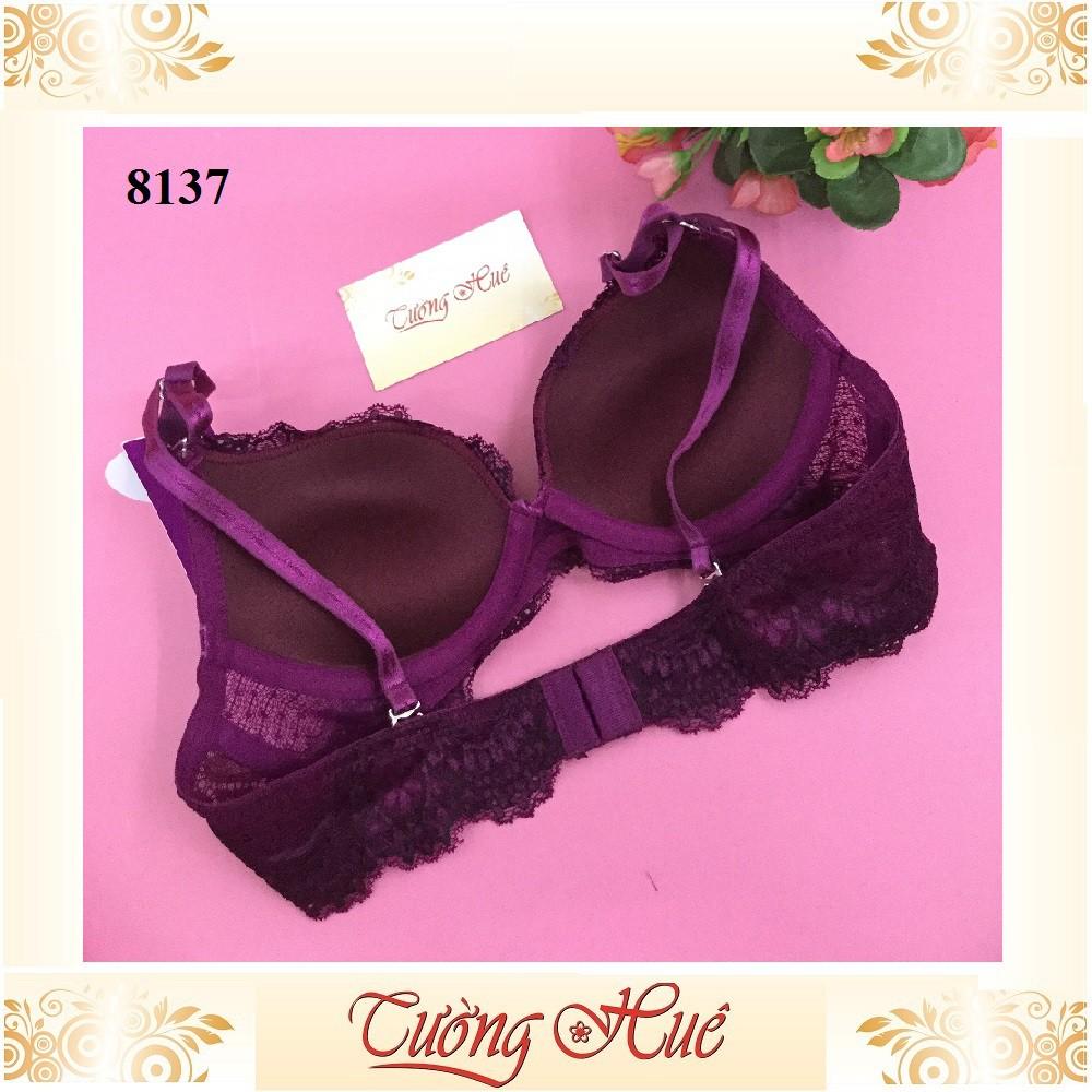 Áo lót nữ annie Bra 8137 áo ngực ren nâng vừa.