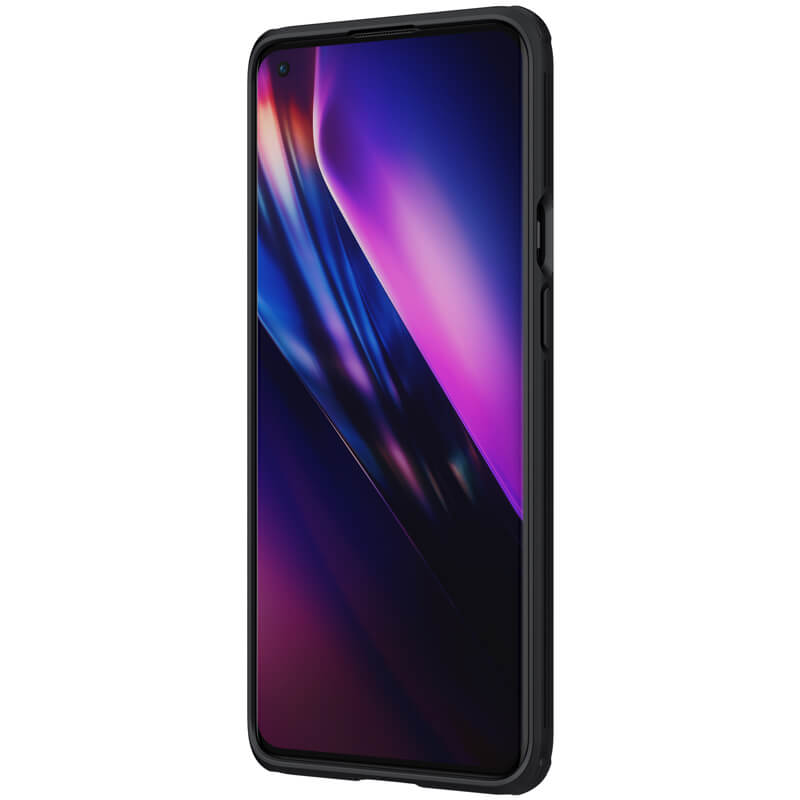 Ốp lưng PC vân sần , có lắp bảo vệ cụm camera cho Oneplus 9 Pro - Nillkin Camshield- Hàng nhập khẩu