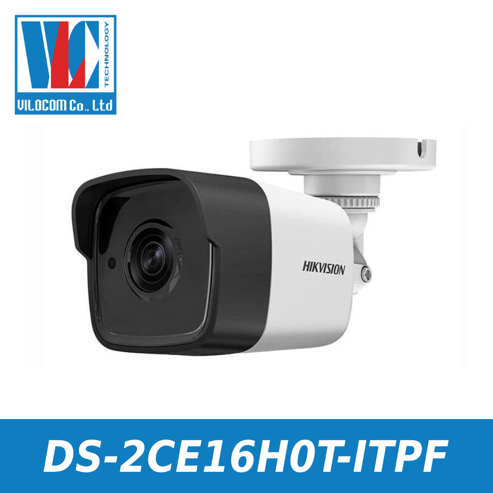 Camera 4 in 1 hồng ngoại 5.0 Megapixel HIKVISION DS-2CE16H0T-ITPF - Hàng Chính Hãng