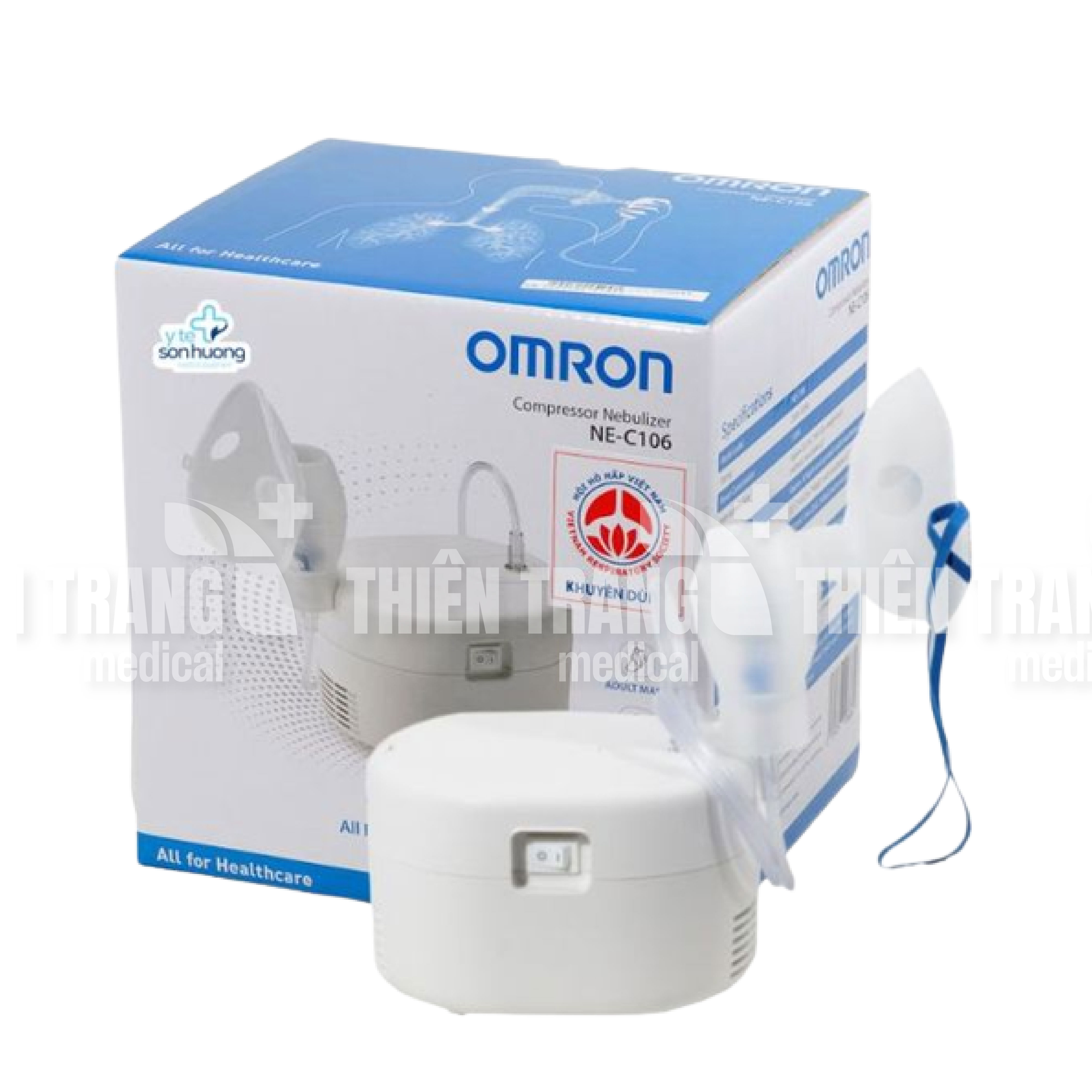 MÁY XÔNG KHÍ DUNG, MŨI HỌNG OMRON NE-C106 Thiên Trang Medical