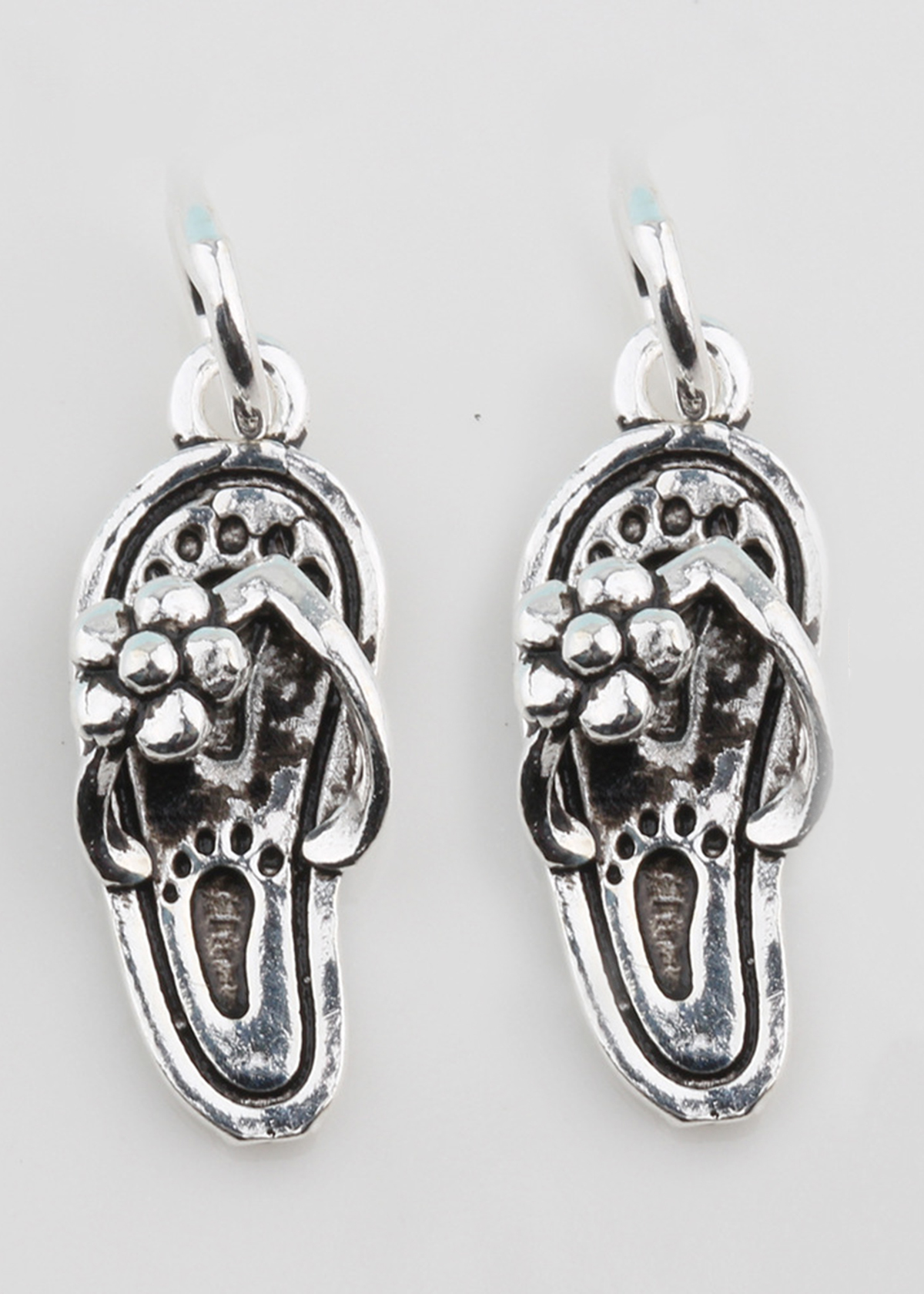 Combo 2 cái charm bạc hình chiếc dép treo - Ngọc Quý Gemstones