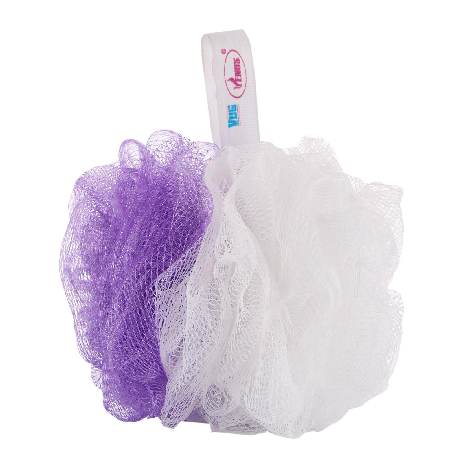 Combo 2 Bông tắm tròn Venus BR47-Tạo bọt nhiều, tấy da chết, thẩm thấu sữa tắm nhiều,massge thư giãn
