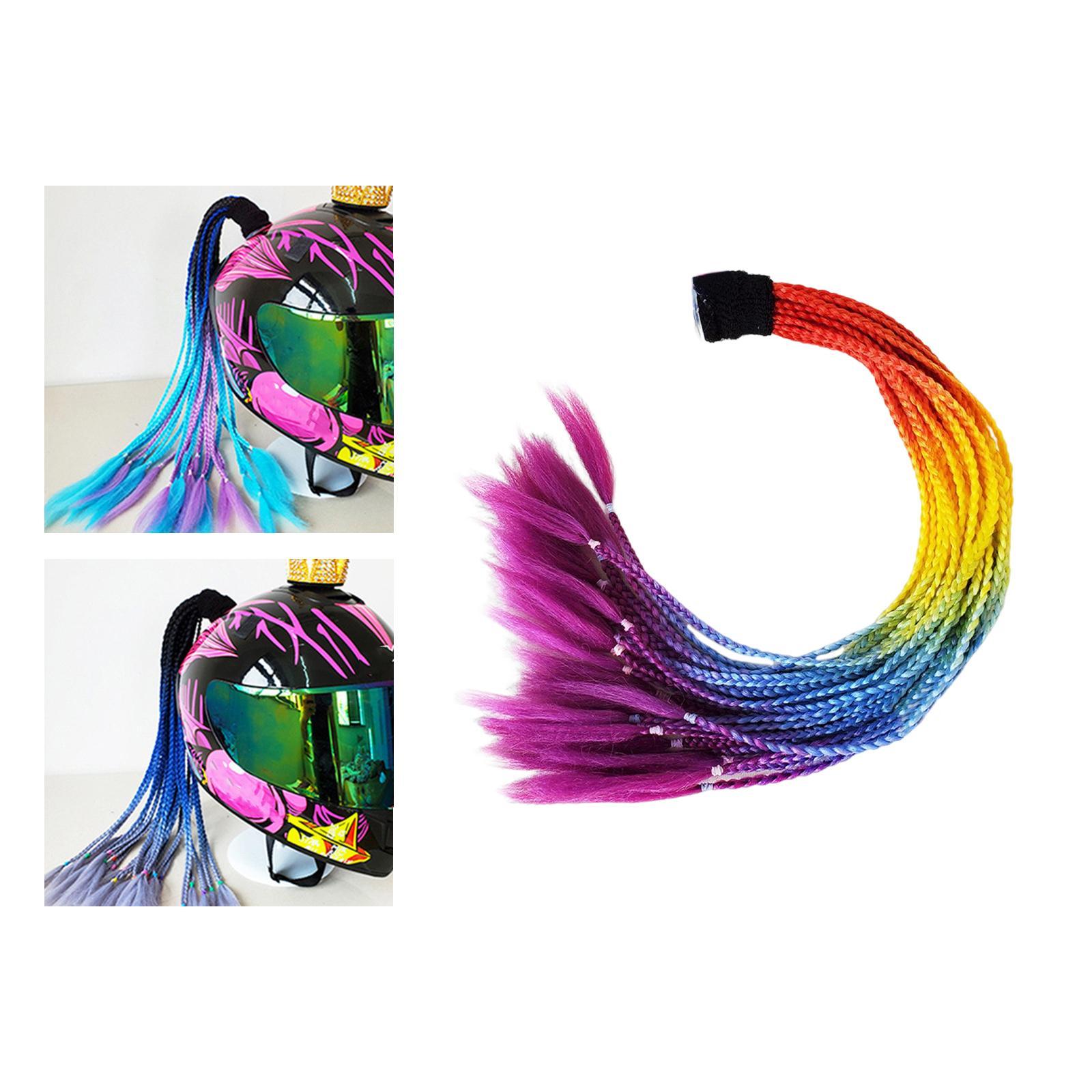 Motorcycle  Braids Ponytail 55cm-60cm Punk Fits for