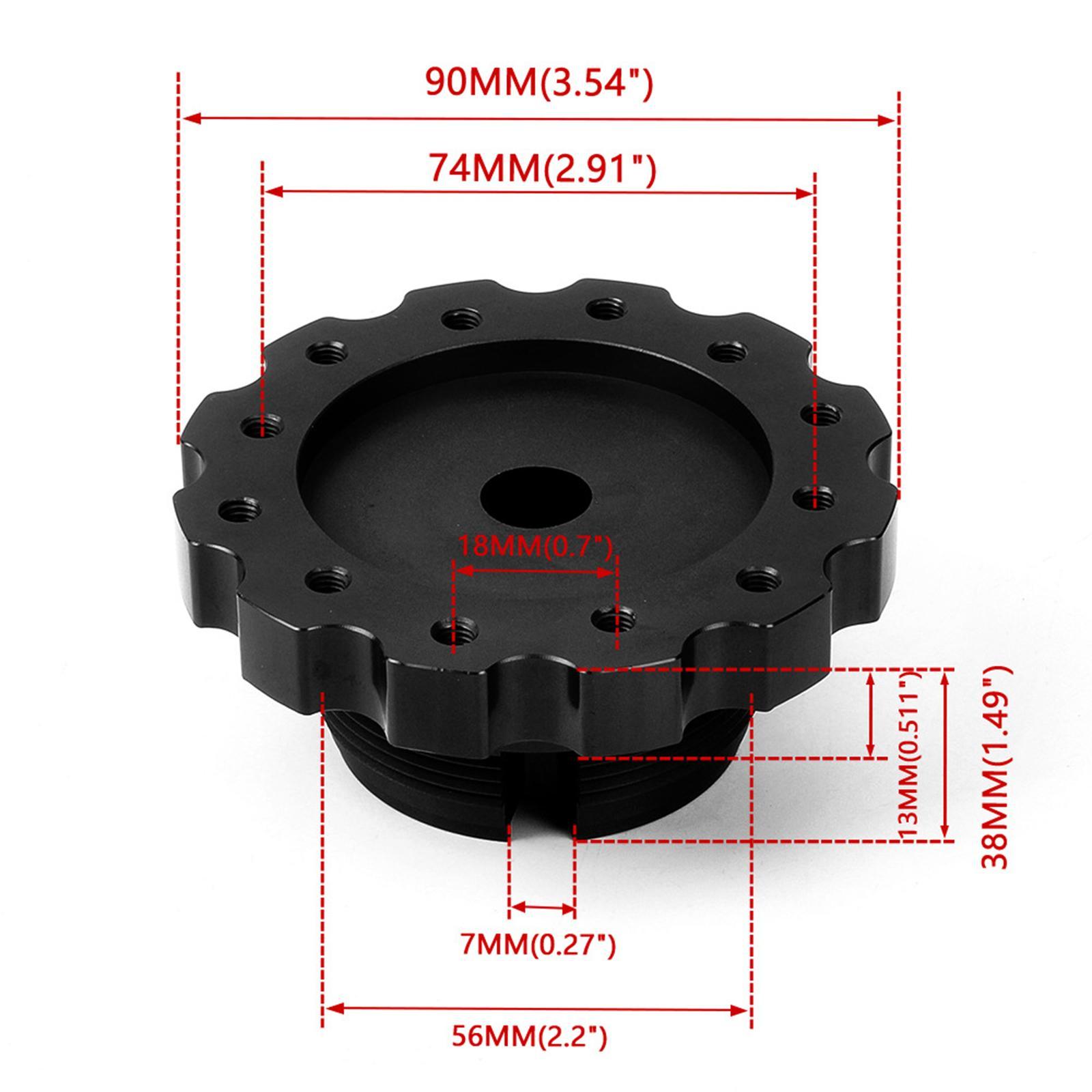 Steering Wheel Adapter Easy to Install Aluminium Alloy for V10 Game