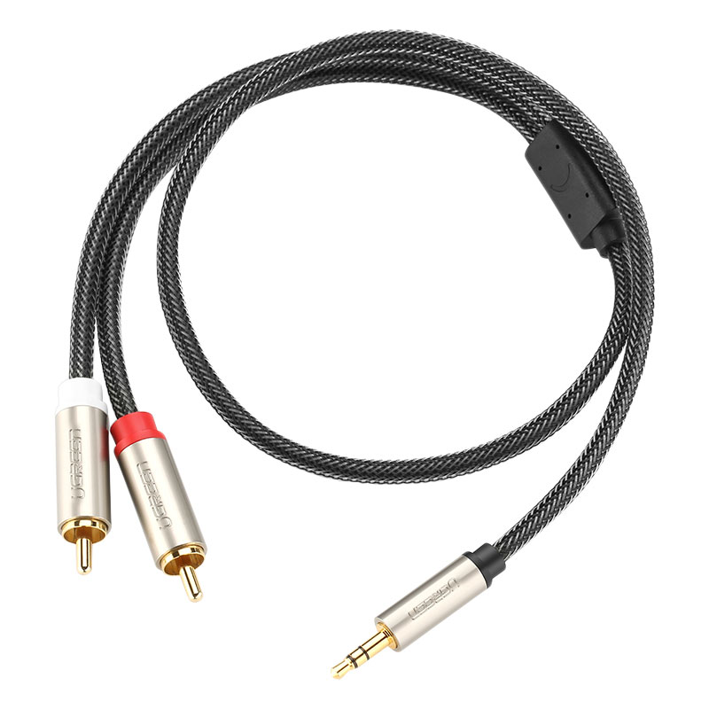 Cáp Chuyển Đổi Ugreen 3.5mm Sang RCA 20822 (1.5m) - Hàng Chính Hãng