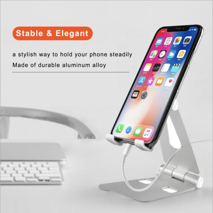 Giá đỡ Smartphone Table nhôm xếp gọn chống xước