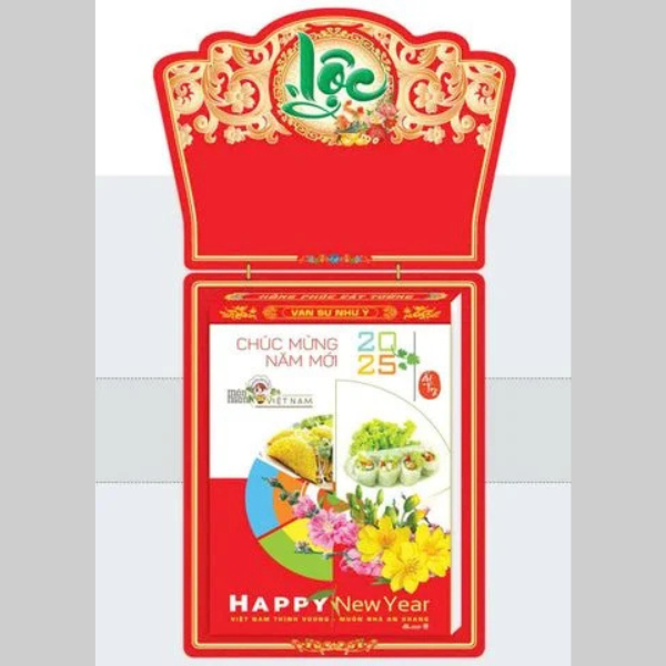 Lịch 2025 - Lịch Bloc Siêu Đại Trọn Bộ 2025 - 20 x 30 cm - Lịch Văn Lang