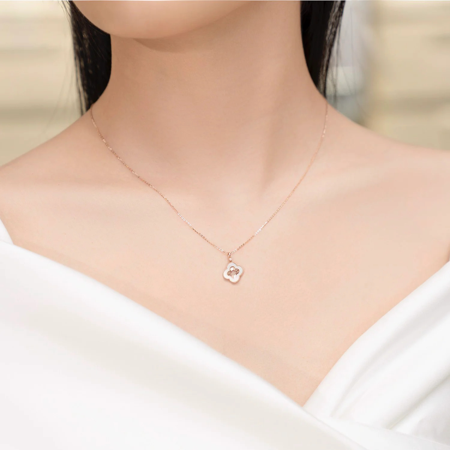 Dây Chuyền Vàng 18K DCZ002 Huy Thanh Jewelry