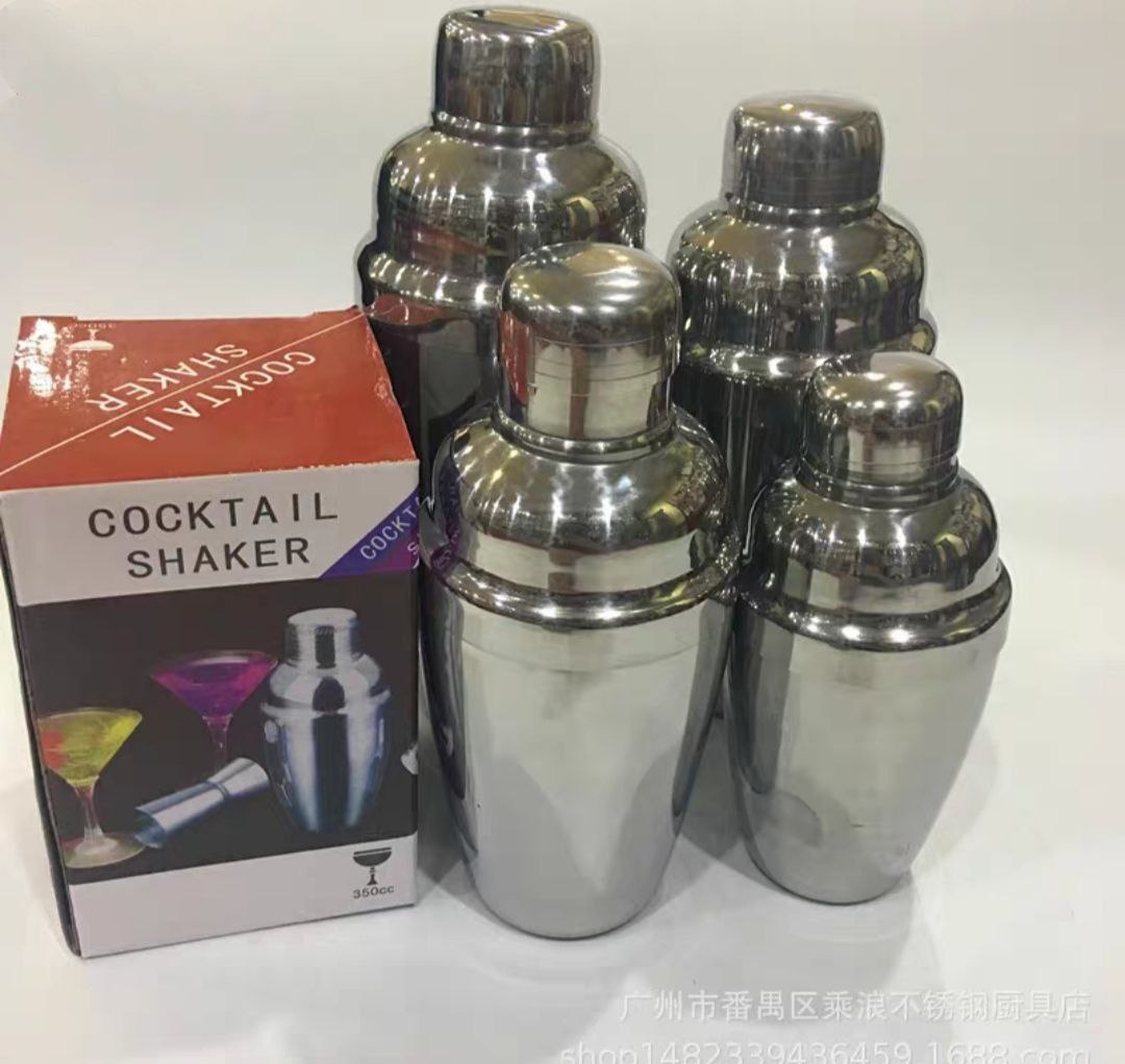 Bình Lắc Pha Chế, Shaker Inox Cao Cấp, Bình Lắc Inox