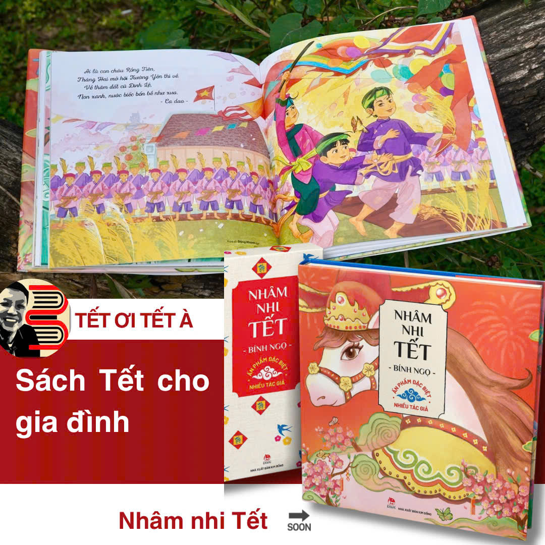 (Bìa cứng, có hộp) NHÂM NHI TẾT BÍNH NGỌ 2026 - ẤN PHẨM ĐẶC BIỆT – Nhiều tác giả -  NXB Kim Đồng