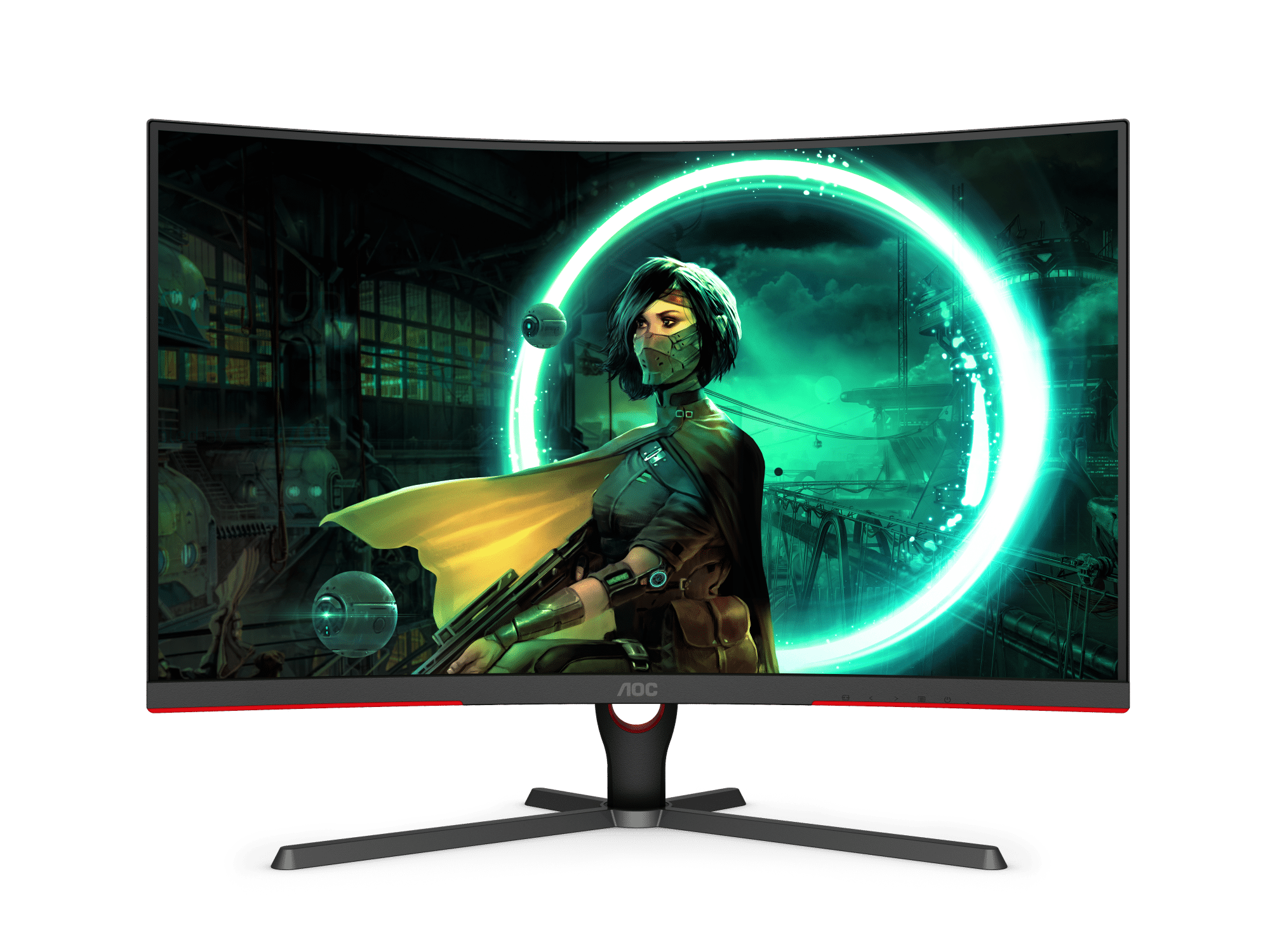 Màn Hình Gaming Cong AOC C32G3E 31.5 inch FHD VA 165Hz - Hàng Chính Hãng