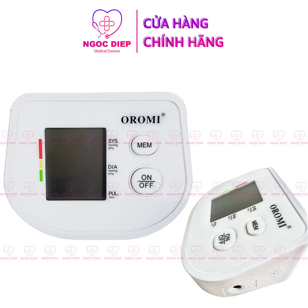 Máy đo huyết áp điện tử bắp tay OROMI GT-712 - Chăm sóc sức khỏe gia đình - Hàng chính hãng