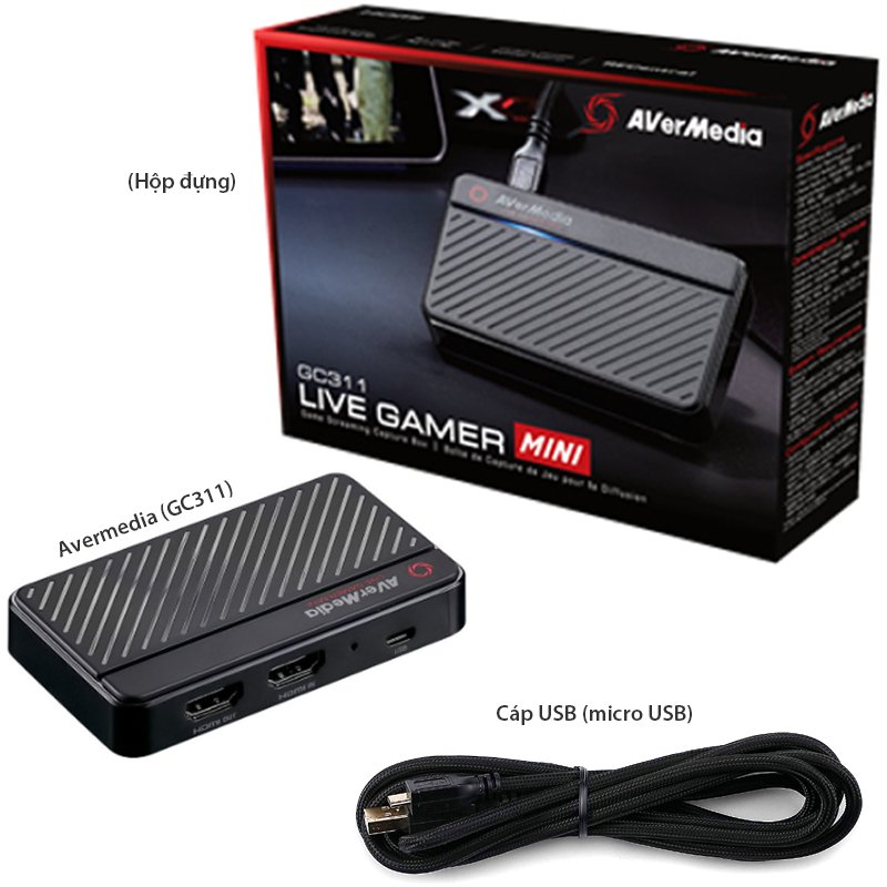 Thiết bị ghi hình live stream Avermedia GC311 - Hàng chính hãng