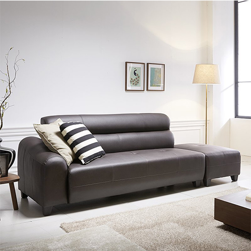 GHẾ SOFA DA PU 3 CHỖ NGỒI KÈM ĐÔN - SF1353 - 2 màu (nâu &amp; xám) (Phòng Khách)