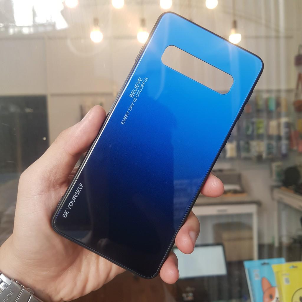 Ốp lưng kính Cho Dòng samsung galaxy S10 / S10+