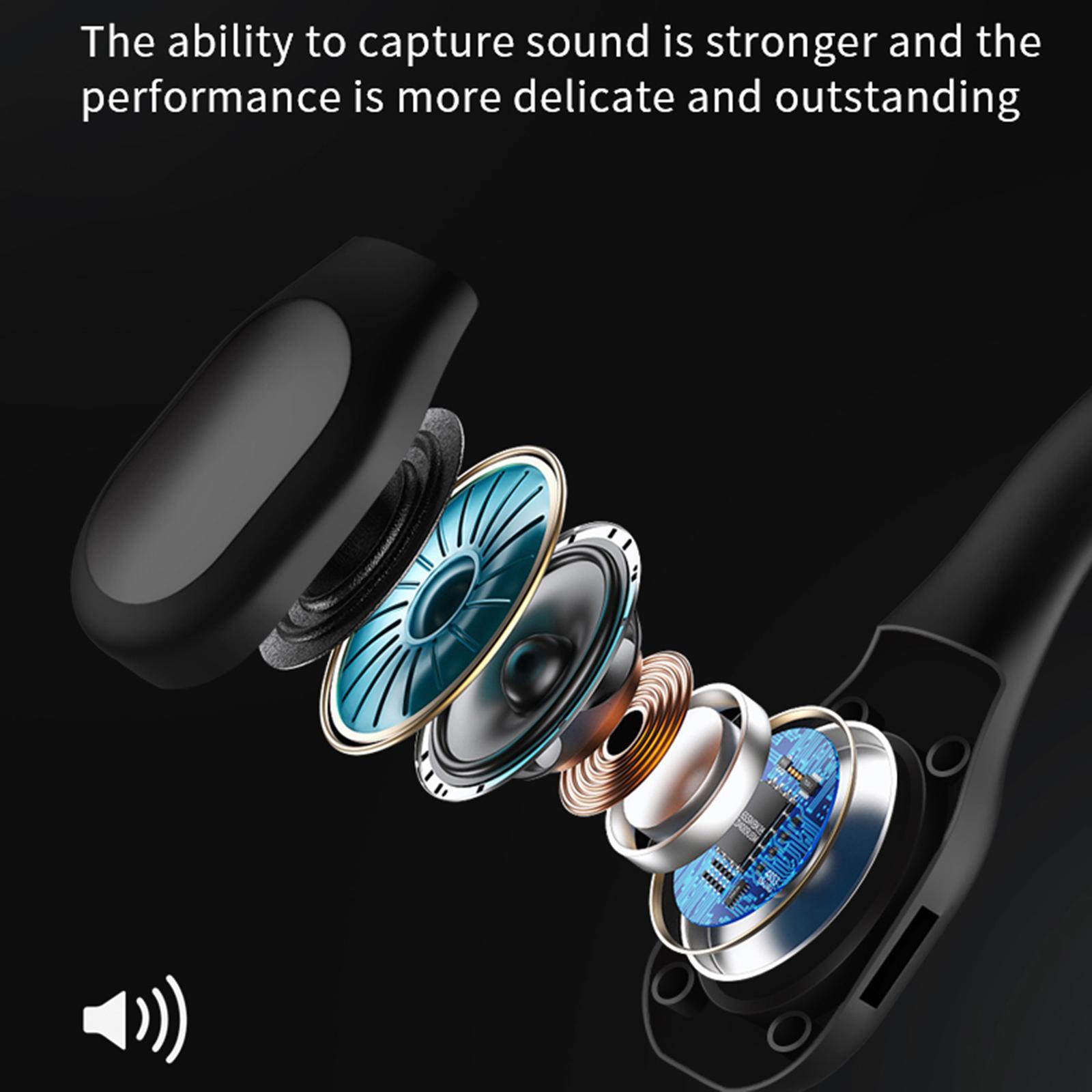 3x Headphones Bluetooth 5.0 Double Ears for Running Driving Sport Jogging
