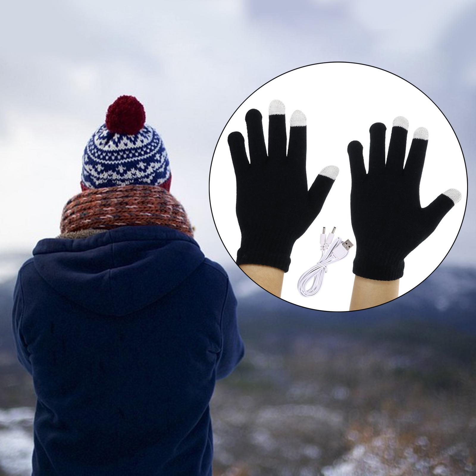 Electric USB Heating  Full Hands Sports for  Men Winter Gift