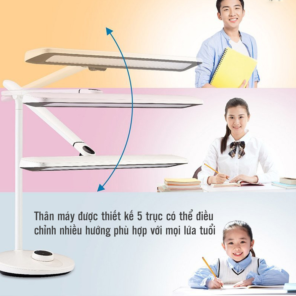 Đèn Bàn Philips LED VDTMate DSK501 14W - điều chỉnh màu ánh sáng , bảo vệ mắt, chống cận thị