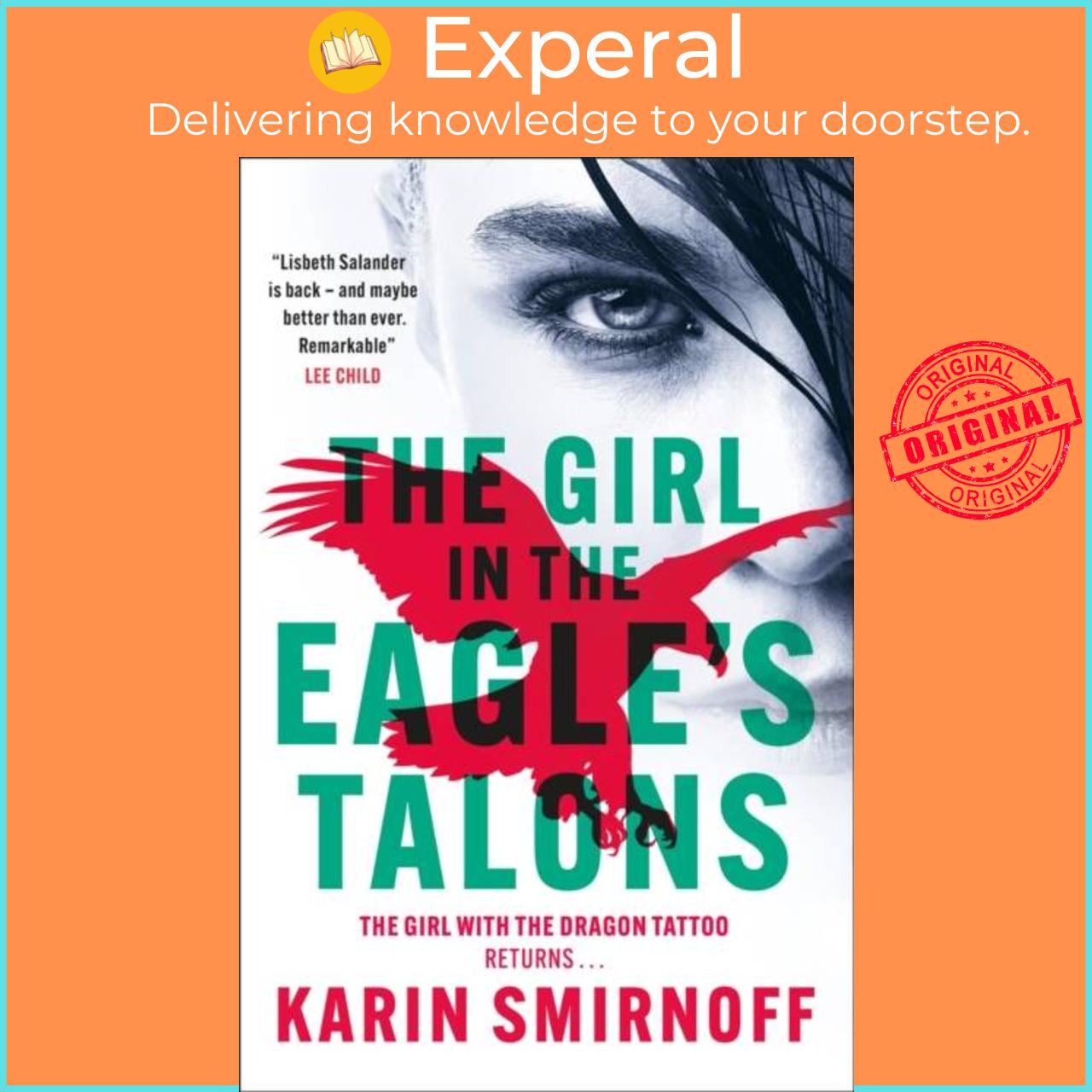 Sách - The Girl in the Eagle's Talons - The New Girl with the Dragon Tattoo Thril by Sarah Death (UK edition, hardcover)