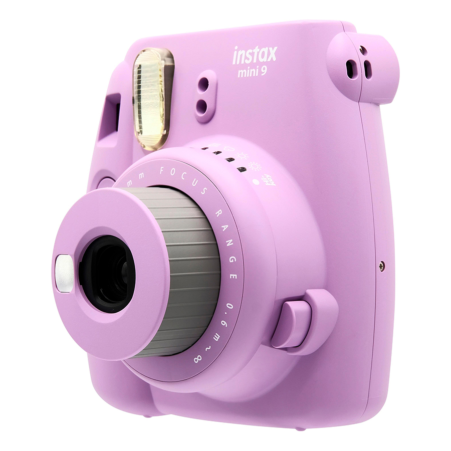 Máy Ảnh Selfie Lấy Liền Fujifilm Instax Mini 9 Smoky Purple - Hàng Chính Hãng