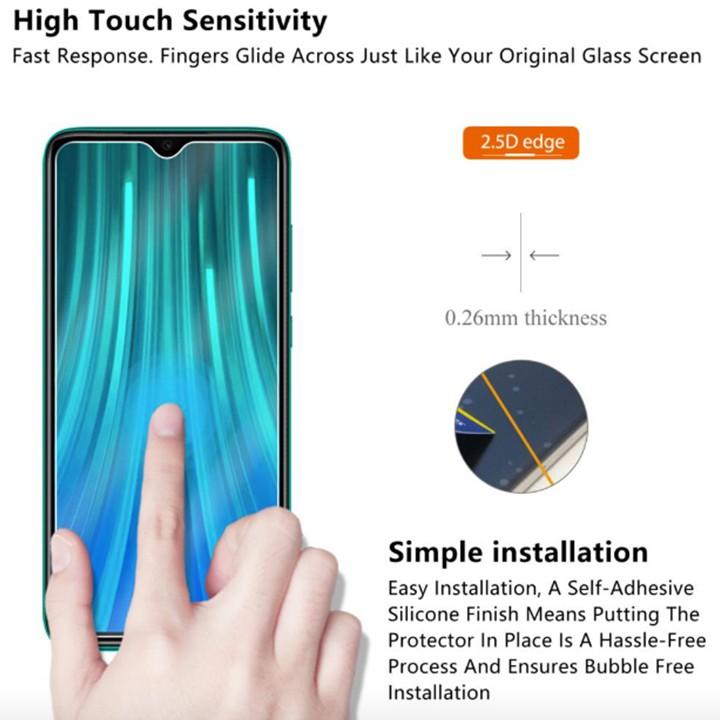 Miếng dán màn hình cường lực dành cho XIAOMI REDMI NOTE 8 PRO