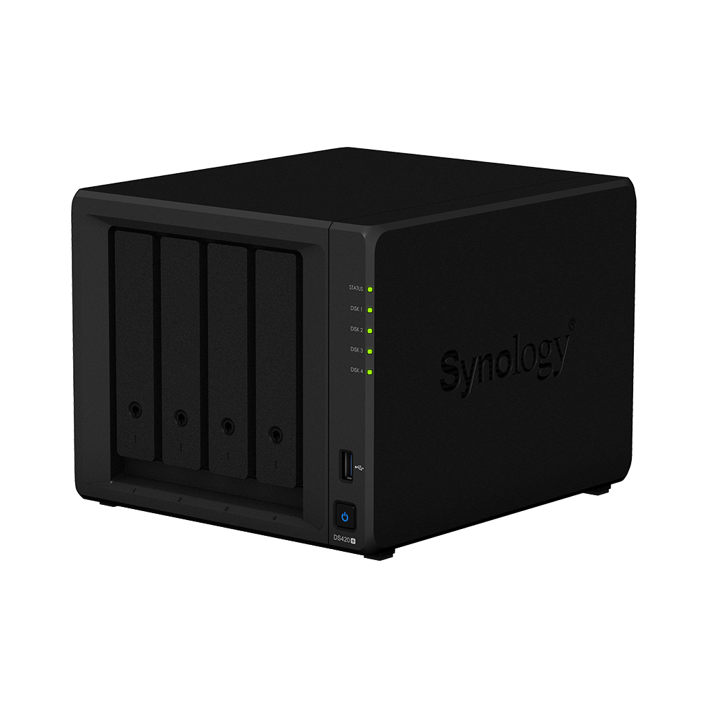 Thiết bị lưu trữ qua mạng NAS Synology DS420+ - Hàng chính hãng