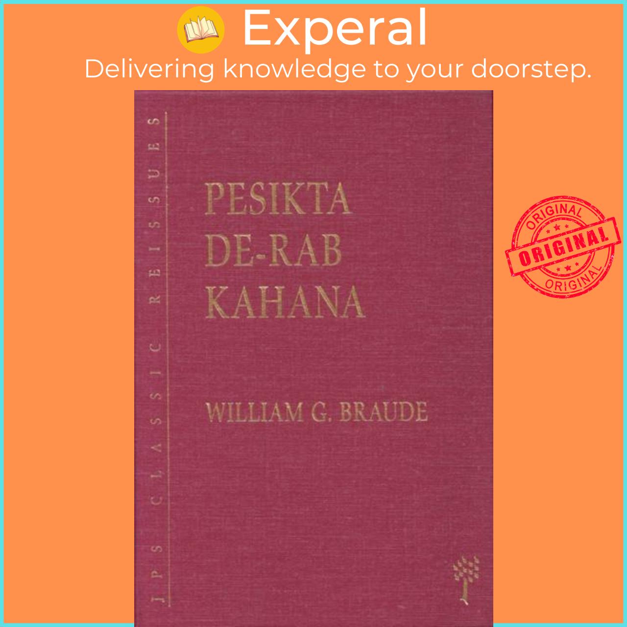 Sách - Pesikta De-Rab Kahana by Israel J. Kapstein (UK edition, hardcover)