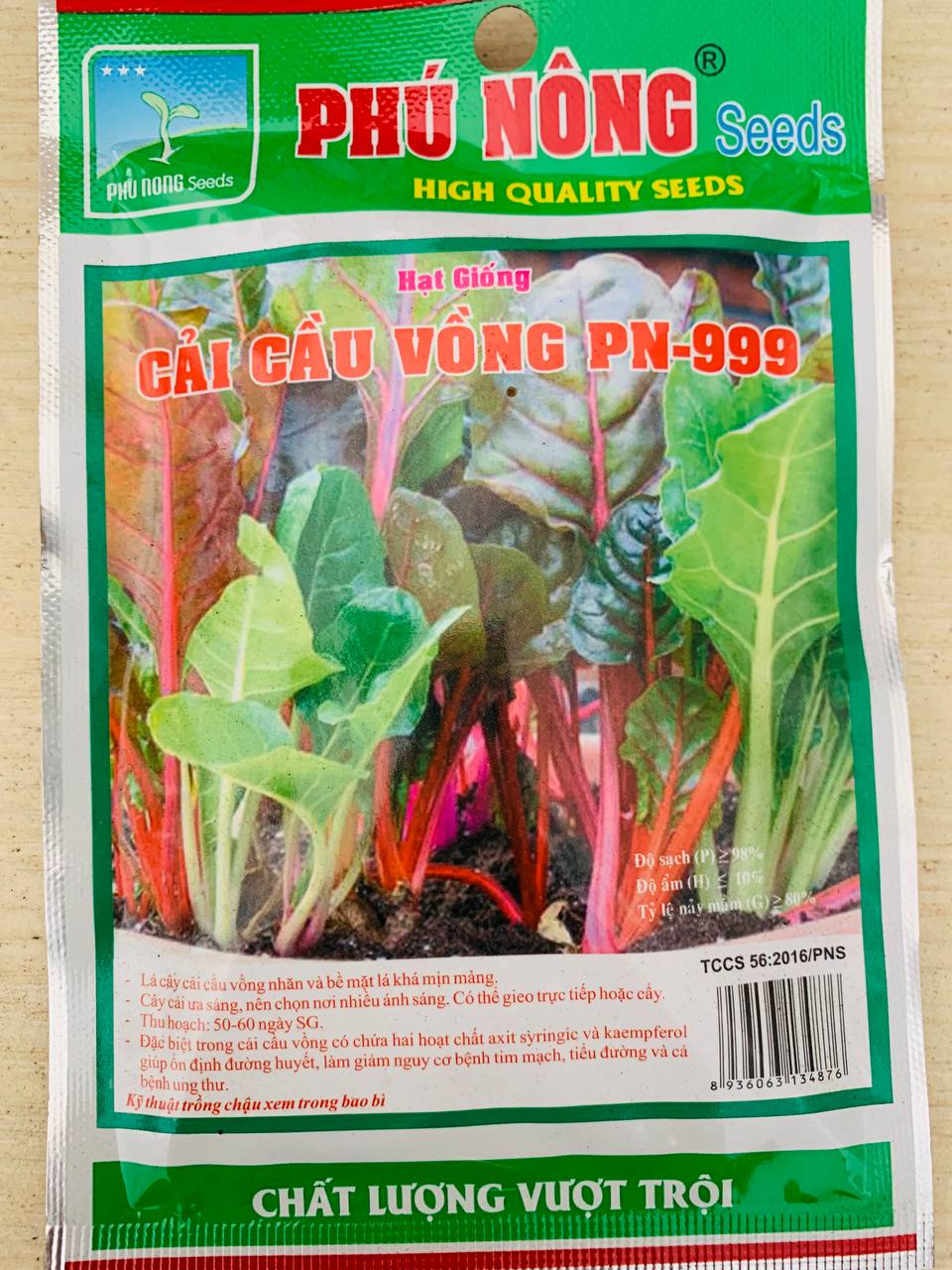 Hạt giống cải cầu vòng