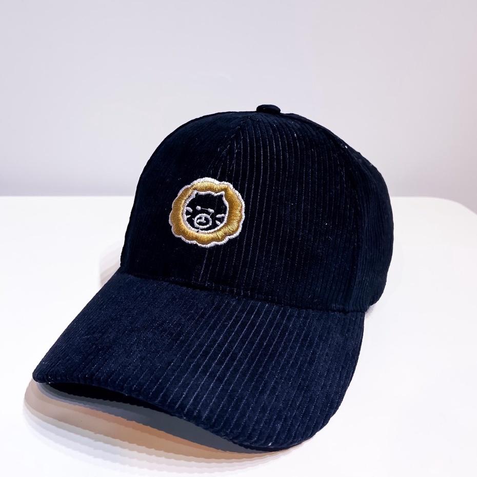 Mũ Lưỡi Trai Nón Kết Nhung Cao Cấp Thêu Mặt Sư tử 430 Phong Cách Ulzzang Form Unisex Nam Nữ
