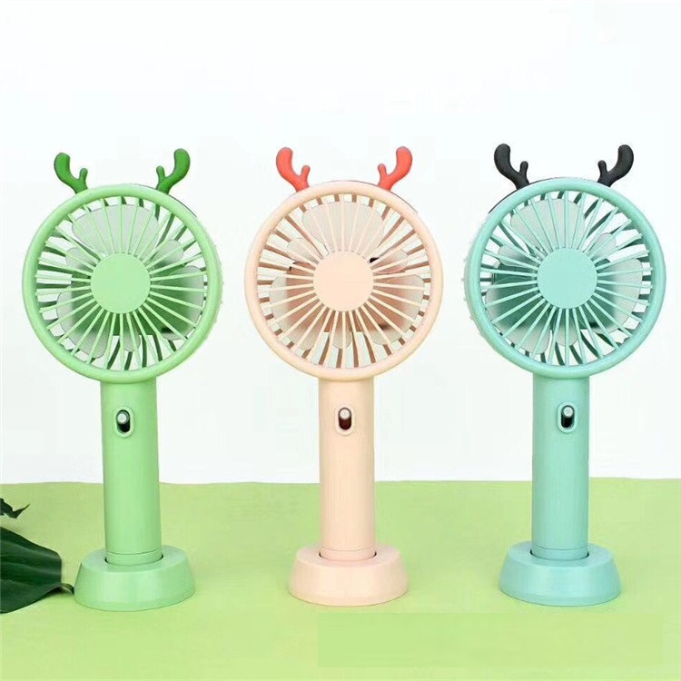 Quạt sạc tích điện cầm tay có phun sương để bàn 933 108 Mini Fan (5W)