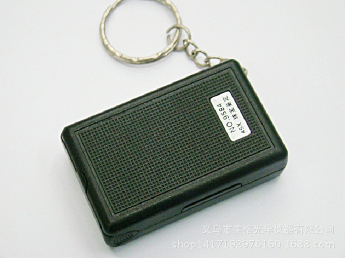 Kính lúp 45X mini có đèn, có móc treo
