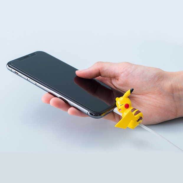 Cable bite nút gắn bảo vệ dây cáp sạc iphone thú cắn cáp hình pokemon ngộ nghĩnh dễ thương