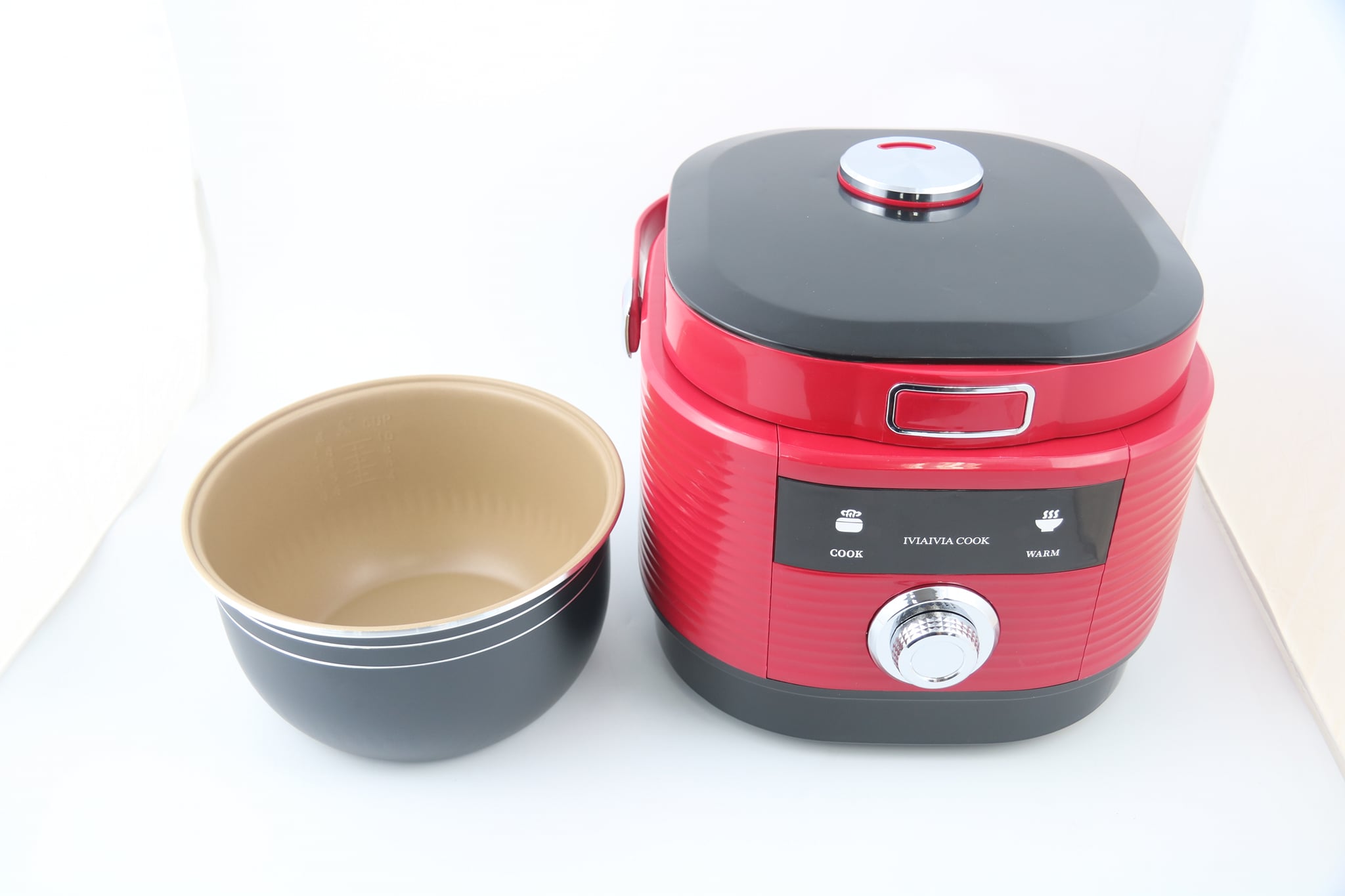 Nồi Cơm Điện Lòng Niêu IVIAIVIA COOK MM-NC18 (1.8 lít) - Màu Ngẫu Nhiên - Hàng Chính Hãng