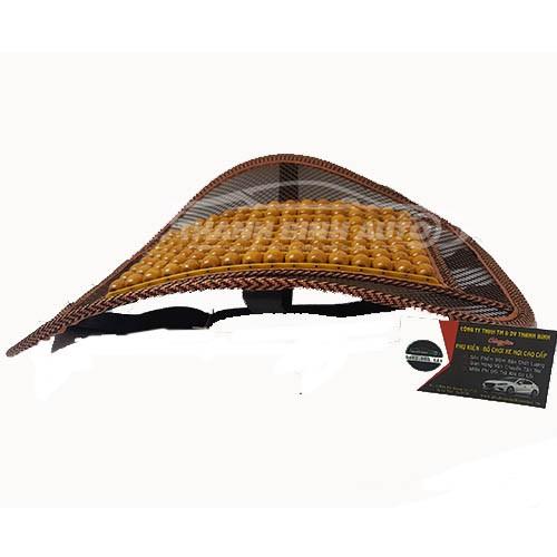 Tựa lưng chống mỏi hạt gỗ cao cấp