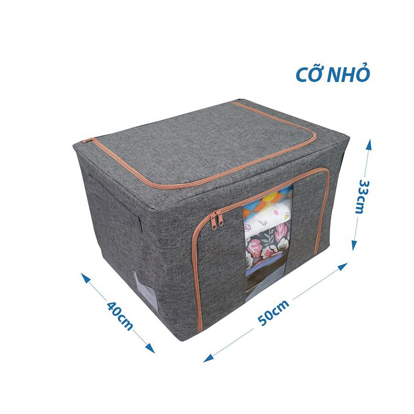 Túi Đựng Khung Sắt Đa Năng Cao Cấp, Tủ Đựng Chăn Mền, Quần Áo, Sách Vở, Chống Nước, Nhỏ Gọn, Tiện Lợi Cho Gia Đình Việt