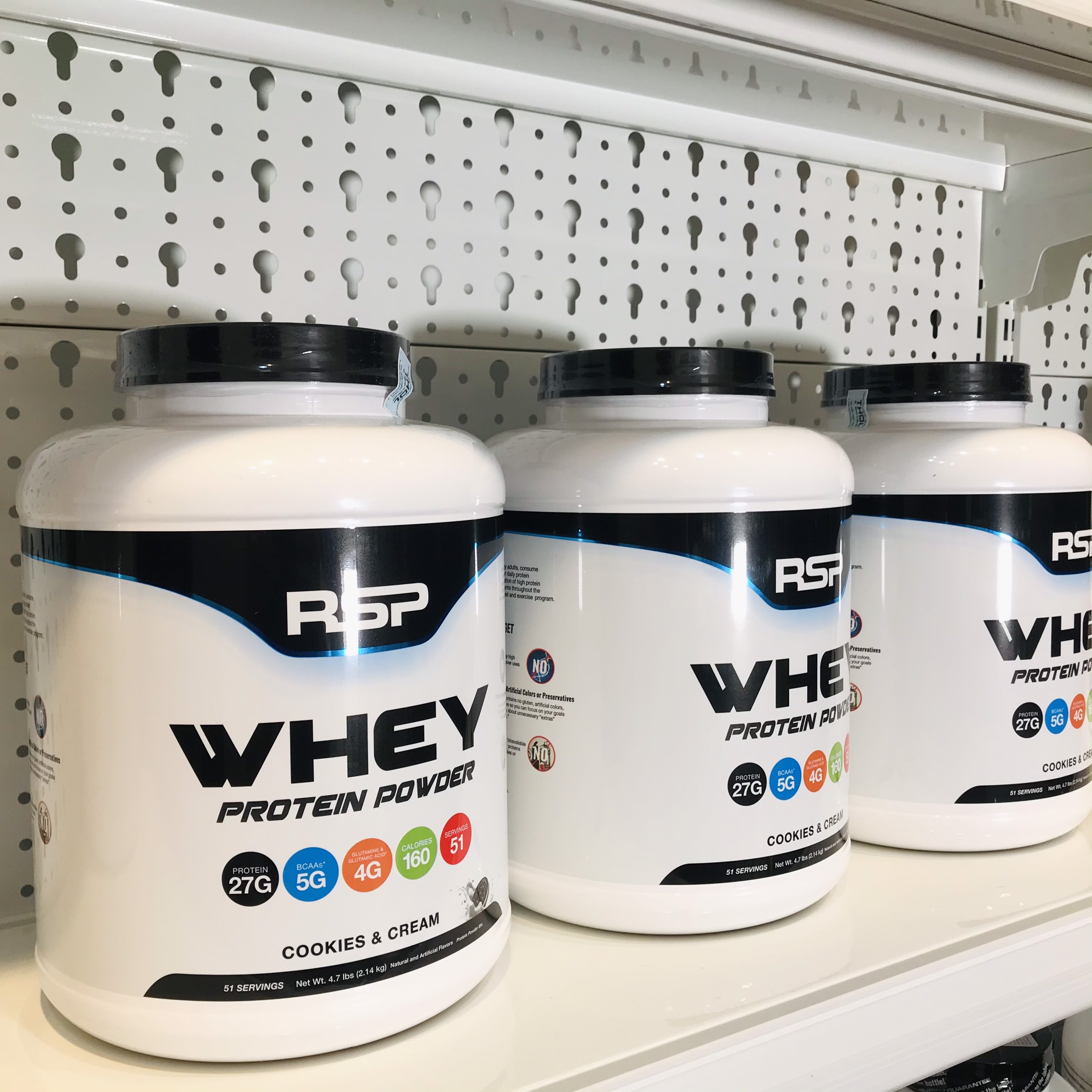 Sữa tăng cơ, hỗ trợ giảm mỡ Whey RSP Protein (2,09 kg/hộp) 51 lần dùng - Tặng kèm bình lắc ngẫu nhiên - Hàng chính hãng