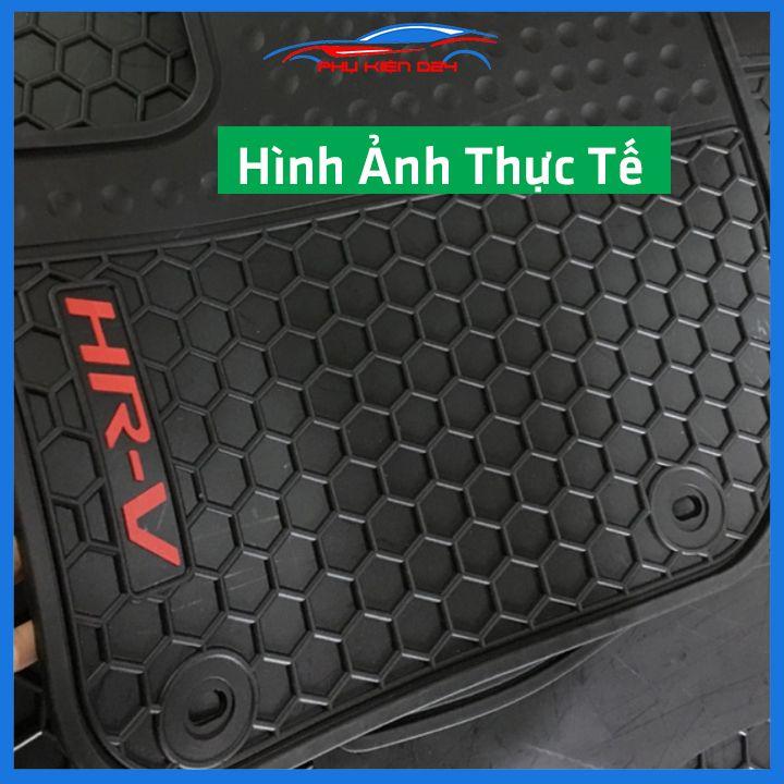 Lót sàn ô tô cao su HRV, HR-V 2018-2019-2020-2021-2022 không mùi chống trơn trượt
