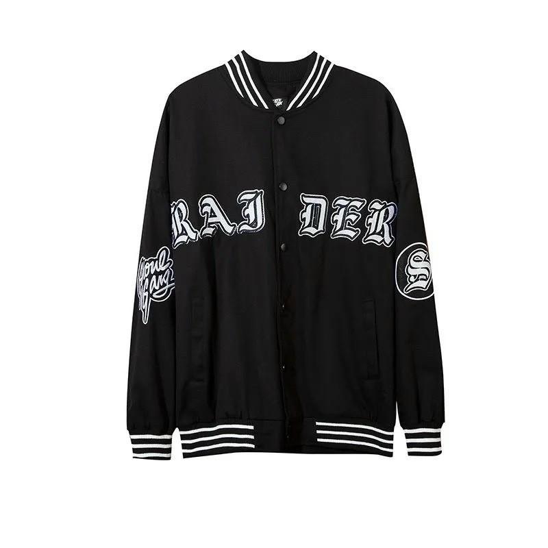 Áo khoác dù Nam Nữ Ulzzang, Áo Bomber Jacket Unisex form rộng chữ in cực chất phong cách hiphop