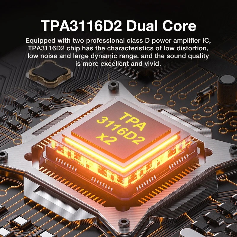 SOAIY Bộ Khuếch Đại Công Suất Kỹ Thuật Số Amplifier Bluetooth Tích Hợp DSP Hỗ Trợ Đầu Vào RCA Coaxial Optical 6.5mm M19 BT - Hàng Nhập Khẩu