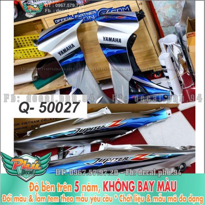 Tem rời Jubiter bạc đen xanh