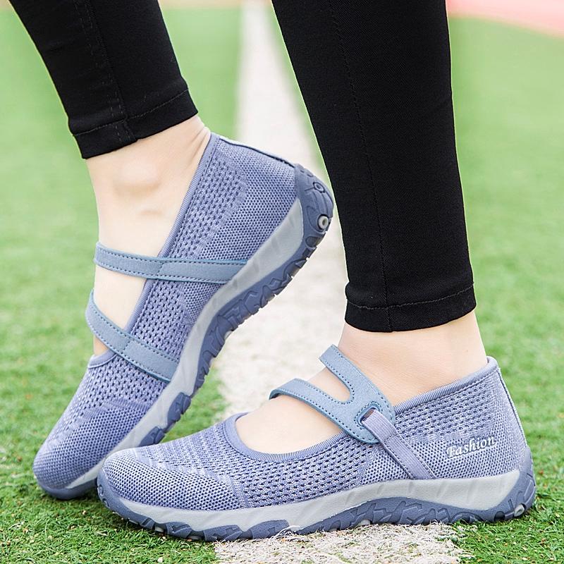 Giày Sneakers Chống Trượt Thoáng Khí Cho Nữ