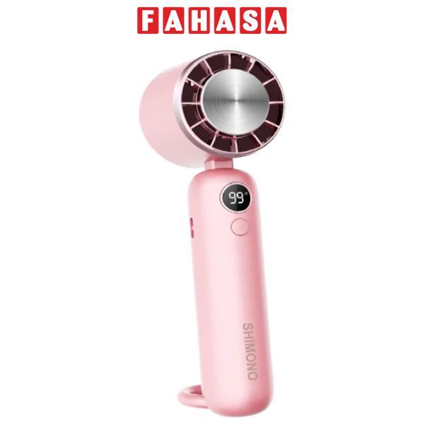 Quạt Cầm Tay Mini Chế Độ Làm Lạnh Siêu Nhanh - Shimono SM-CHF17 - Màu Hồng