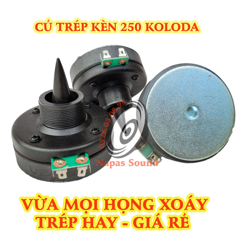 CỦ LOA TREBLE 250 - GIÁ 1 CHIẾC - CỦ KÈN LOA KÉO - TÉP THAY LOA KÉO - LOA TREBLE KÈN 250