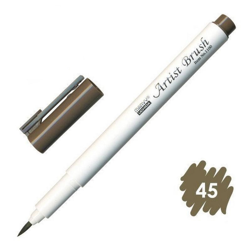 Bút lông đầu cọ viết calligraphy Marvy Artist Brush 1100 - Sepia (45)