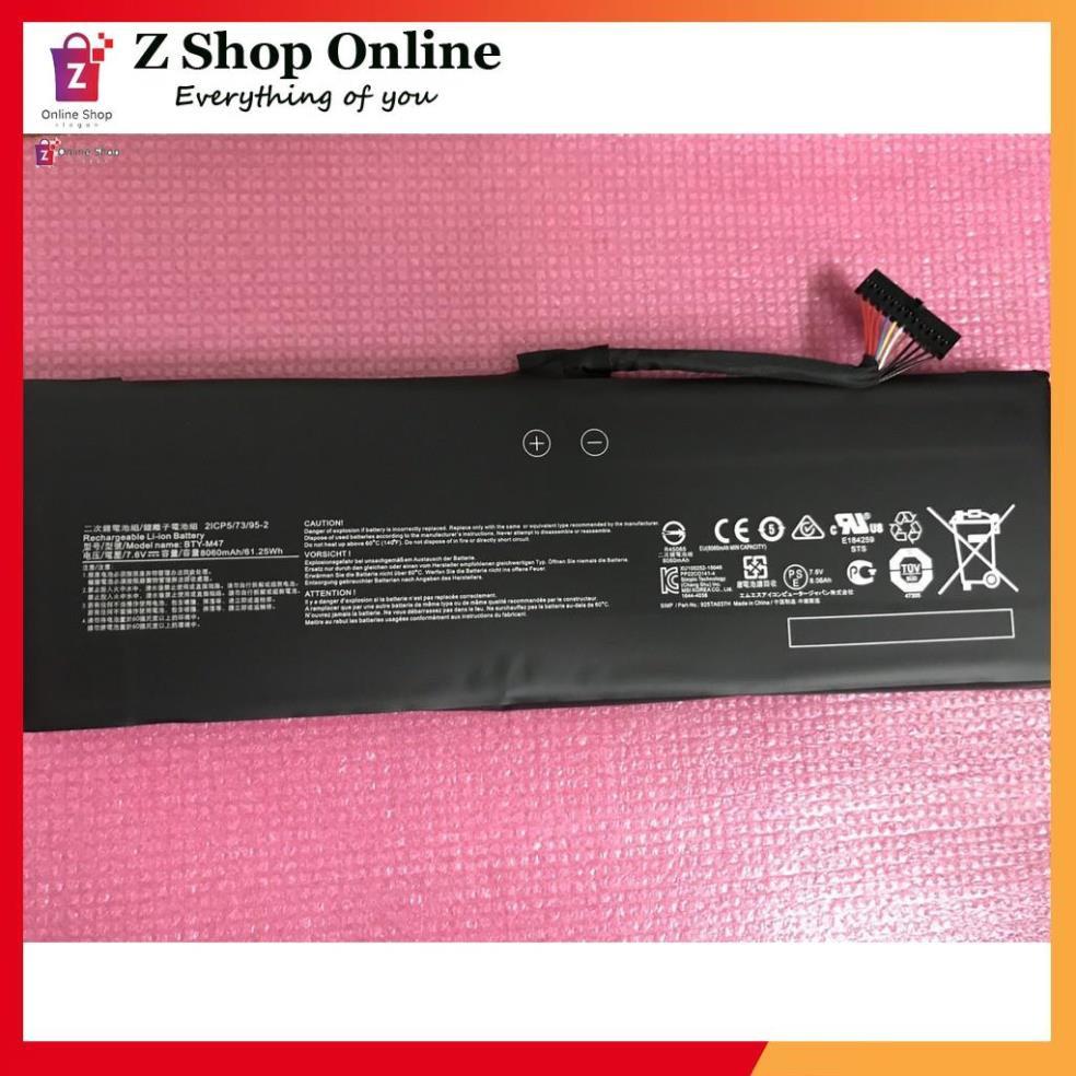 Pin  Dùng Cho Laptop MSI GS40 GS43 BTY-M47 New Original