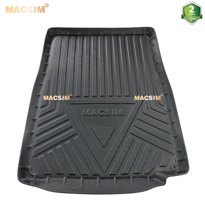 Thảm lót cốp xe ô tô qd BMW 7 Series 2009-2015 nhãn hiệu Macsim chất liệu TPV cao cấp màu đen
