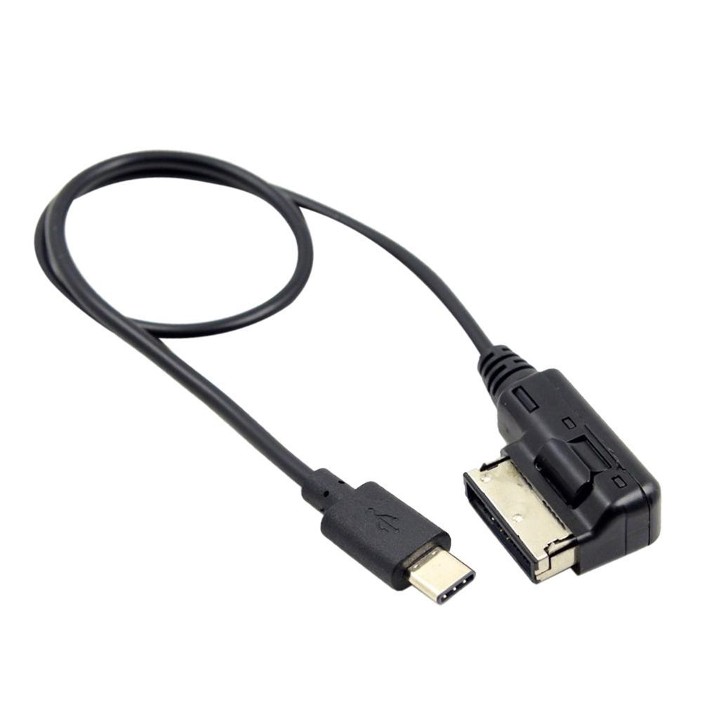 2Packs USB-C USB 3.1 Type-C Charger Cable AMI Cord Fit Car VW AUDI A3 A4 A5