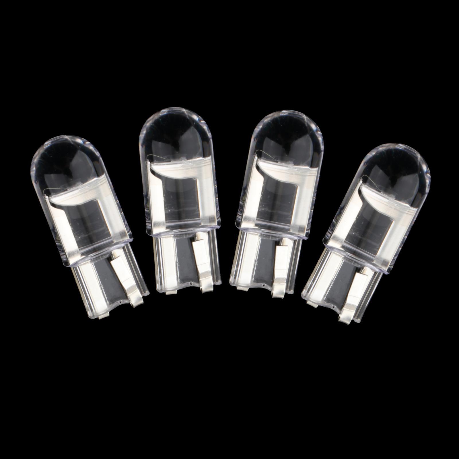 2-4pack 2Pieces 194 T10 DC12V LED Bulb Wedge License Plate Light for Motorbike