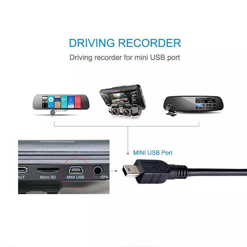 Cáp mini USB sang USB 2.0 Dài 0.4m Hàng Nhập Khẩu